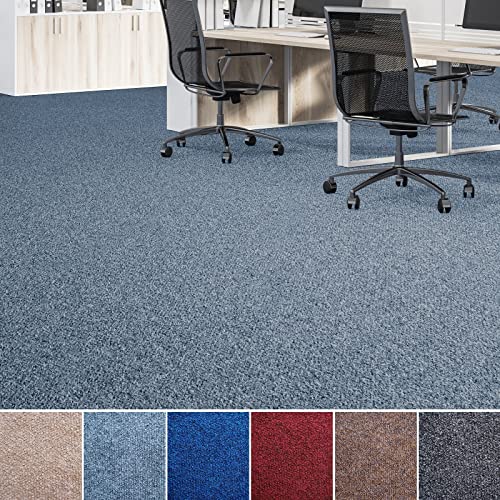Nadelfilz-Teppich Malta | Bodenbelag aus Nadelvlies für Wohnraum und Büro | Kälteisolierend & trittschalldämmend | Viele Farben & Größen (200 x 3000 cm, Grau)