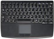 Active Key AK-4450-GFU - Tastatur - kabellos - 2.4 GHz - US International - Schwarz (AK-4450-GFU-B/US)