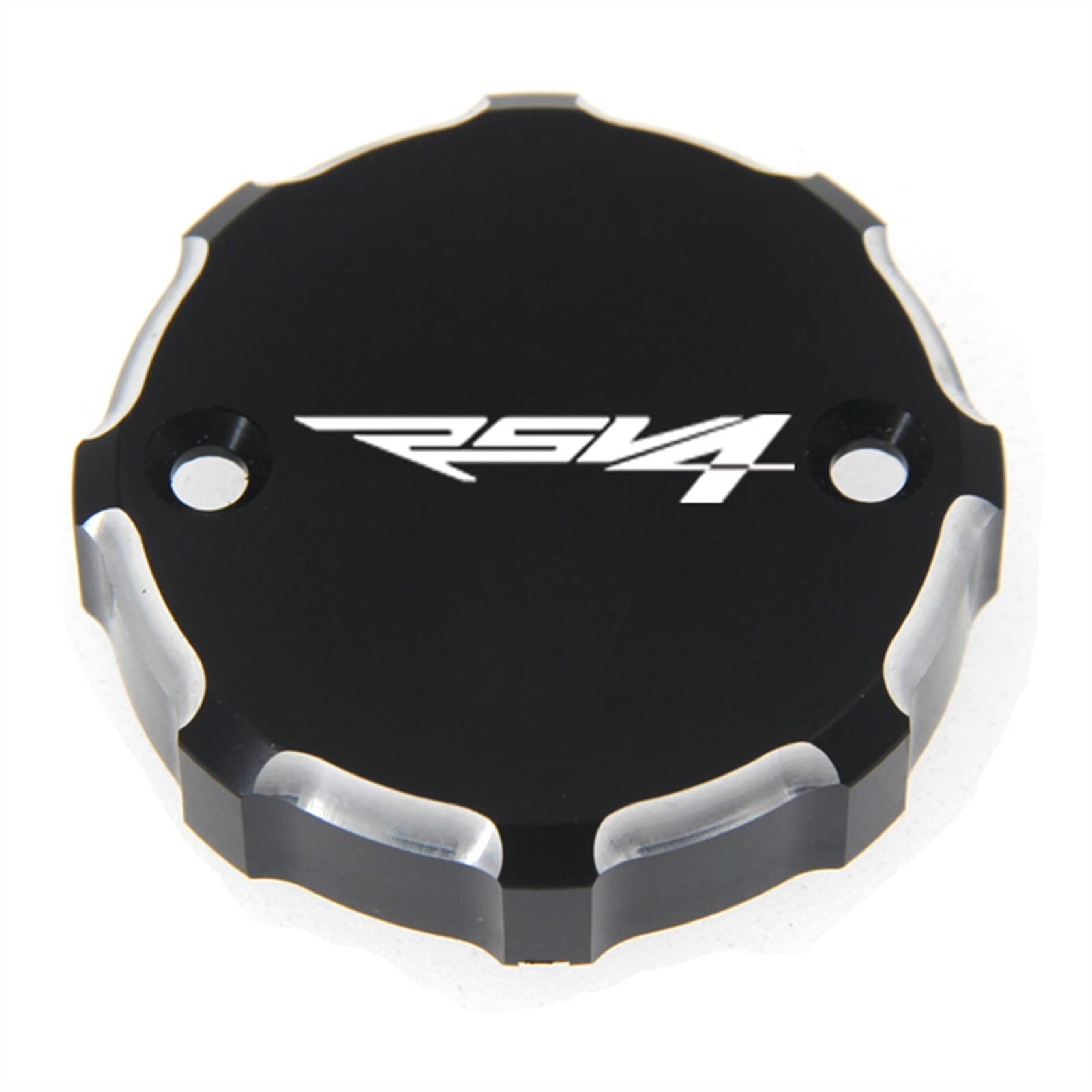 Für Aprilia RSV4 2009-2014 Motorrad Vorderrad Bremsflüssigkeitsbehälter Abdeckkappe (Color : Black)
