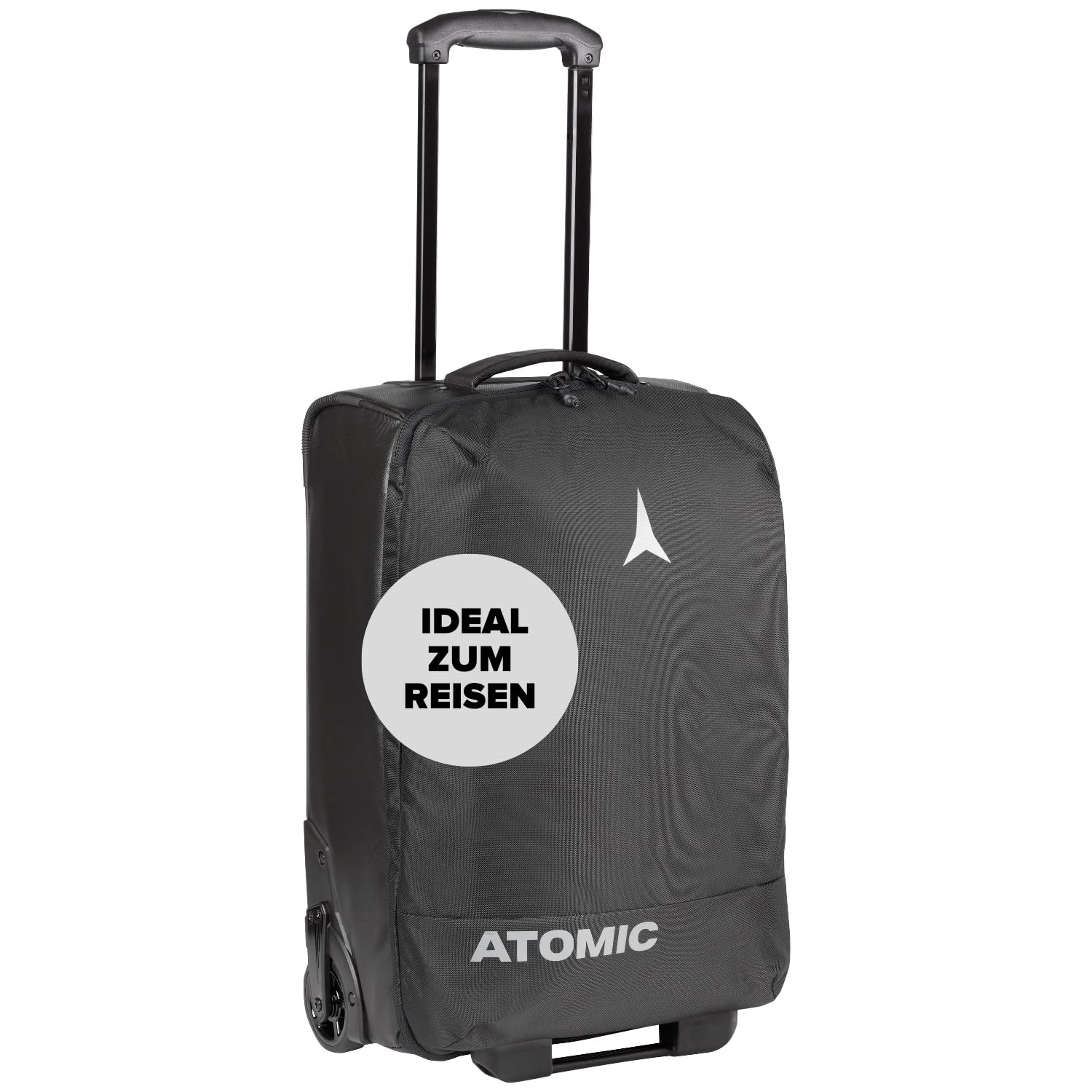 Atomic Cabin Trolley Schwarz - Handgepäck-Koffer - Großes Hauptfach mit Netztaschen & Fronttasche - Leichtlauf-Rollen - Gepolsterte Griffe - Wasser- & schmutzabweisend
