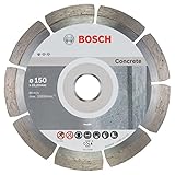 Bosch Professional 10 Stück Diamanttrennscheibe (für Beton, Ø: 150 mm, BohrungØ: 22,23 mm, Zubehör für Winkelschleifer)