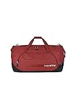 travelite große Reisetasche Größe XL, Gepäck Serie KICK OFF: Praktische Reisetasche für Urlaub und Sport, 70 cm, 120 Liter, Rot
