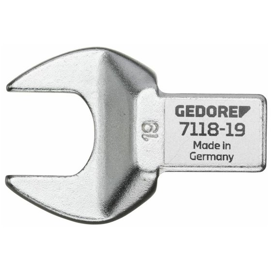 GEDORE - Einsteck-Maulschlüssel 19mm 14x18mm Vierkant