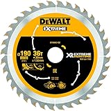 DeWalt DT99563-QZ - Hojas para Sierra Circular portátil XR EXTREME RUNTIME 190mm x 30mm 36D