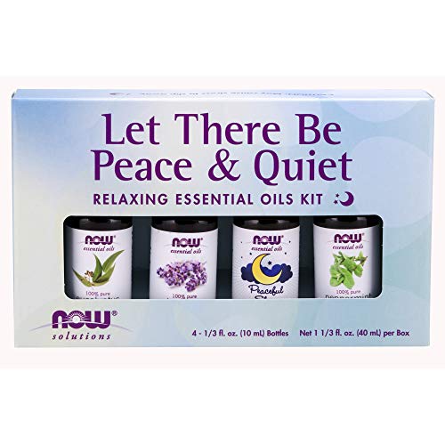 Let There Be Peace Quiet, Relaxing Essential Oils Kit, 4 Flaschen - Now Foods