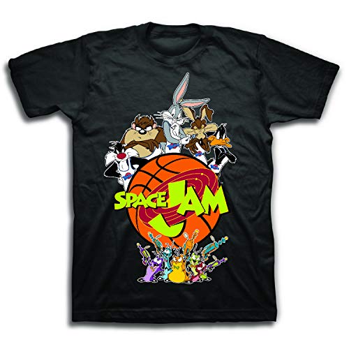 Space jam Herren Classic T-Shirt – Tune Squad Marvin & Bugs Bunny Tee 90er Jahre Classic T-Shirt - - Groß