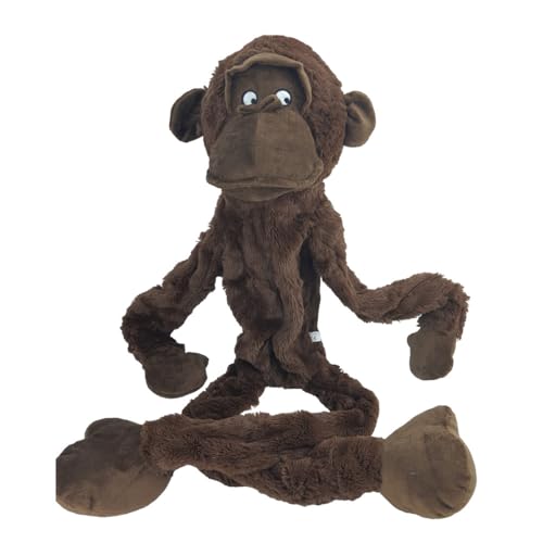 FLAMINGO - Spielzeug Affe Madina braun 100 cm für Hunde