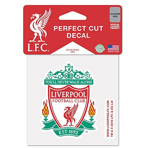 MLS Liverpool FC 4x4 Perfect Cut Farbaufkleber, Einheitsgröße, Teamfarbe