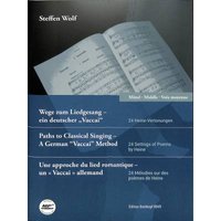 Wege zum Liedgesang - ein deutscher 'Vaccai'. 24 Heine-Vertonungen (mit CD). Mittel/Middle/Voix moyenne (EB 8849)