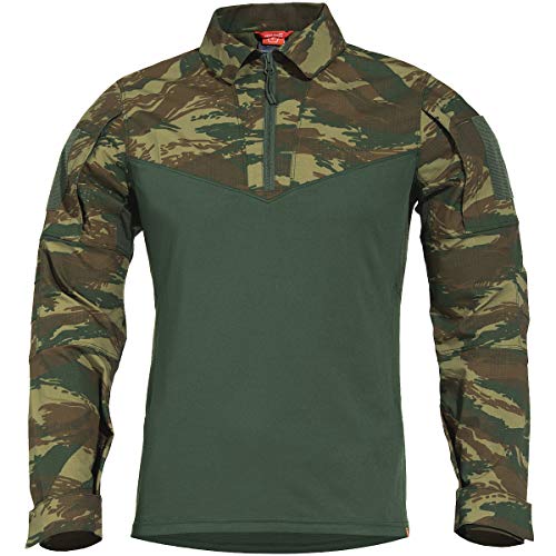 Pentagon Herren Ranger Shirt, Size-Large, Colour-Gr.Camouflaged Freizeithemd, Mehrfarbig (Gr.Camouflage 56)