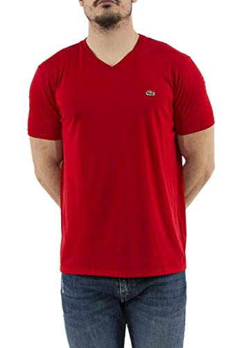 Lacoste Herren Th6604 T-Shirt, Rot (Rouge), XX-Large (Herstellergröße: 7)