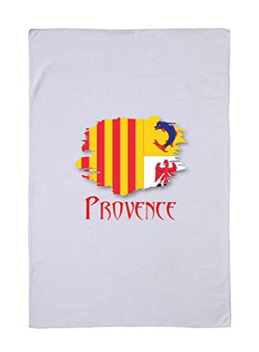 Tipolitografia Ghisleri Handtuch, Strandtuch, Handtuch Provence mit Flagge 88
