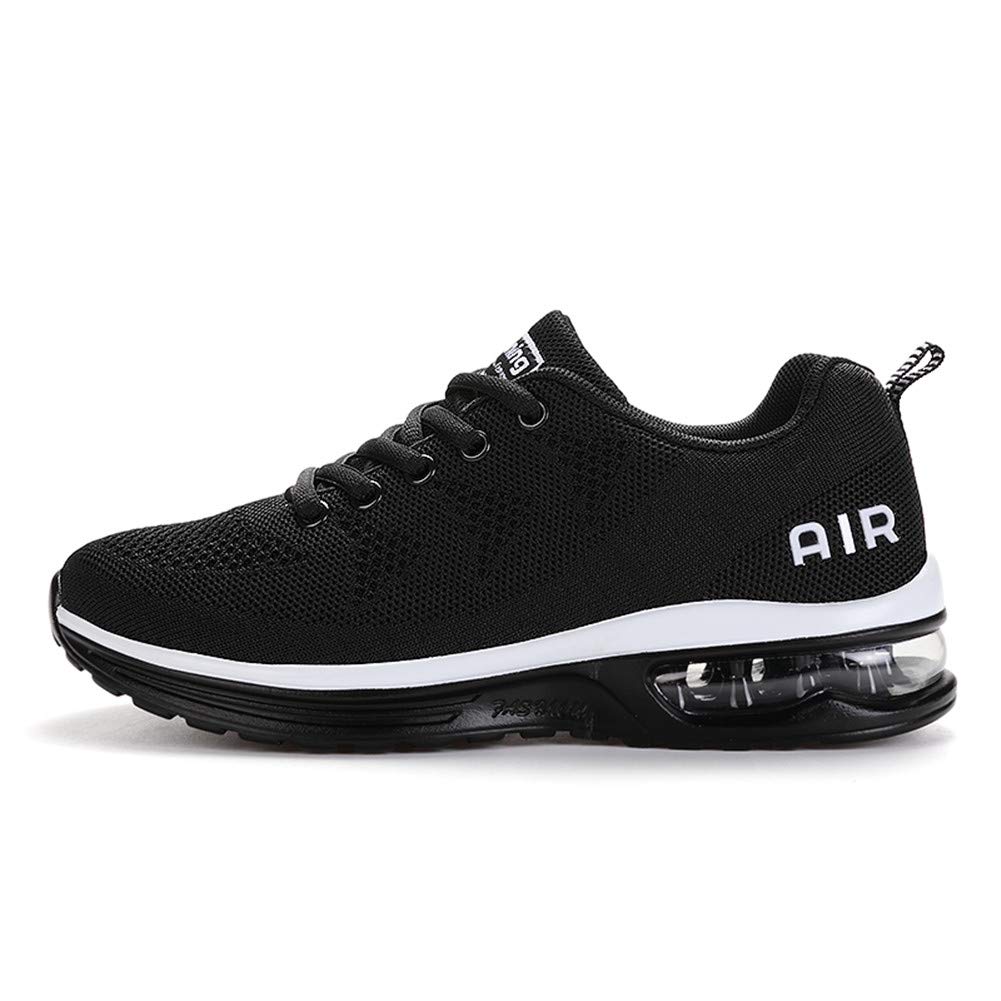 TORISKY Sportschuhe Herren Damen GolfschuheTurnschuhe Laufschuhe mit Luftpolster Sneaker Air Schuhe Leichte(A35-BK45)
