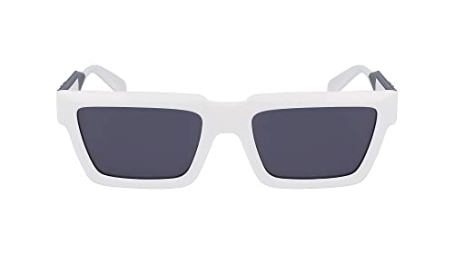 Calvin Klein Jeans Unisex Ckj22641s Sonnenbrille, Weiß, Einheitsgröße