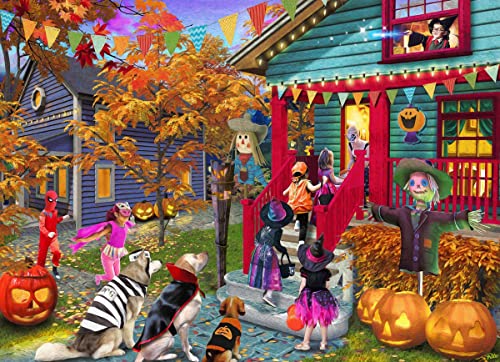 Vermont Christmas Company Trick or Treat Halloween Puzzle 1000 Teile