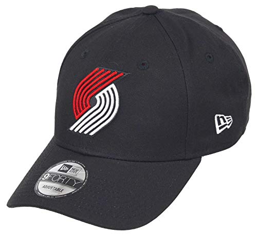New Era Portland Trailblazers 9forty Adjustable Snapback Cap NBA Essential Black - One-Size