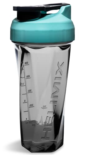 Helimix Vortex Mixer-/Shaker-Flasche, 794 ml, kein Mischball oder Schneebesen, hergestellt in den USA, tragbare Pre-Workout Whey Protein Drink Shaker Flasche, ideal für Cocktails, Smoothies, Spülmaschinenfest