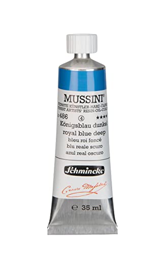 Schmincke MUSSINI® - feinste Künstler-Harz-Ölfarben, Königsblau dunkel - 35 ml