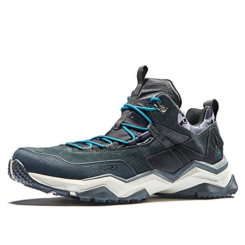 RAX Men's Lightweight Trekking Hiking Shoes(Black 8 US)