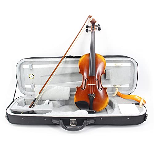 Erwachsene Violine 4/4 natürliche geflammte Ahorn-Violinen handgefertigte Violine mit kompletten Teilen für professionellen Violinspieler