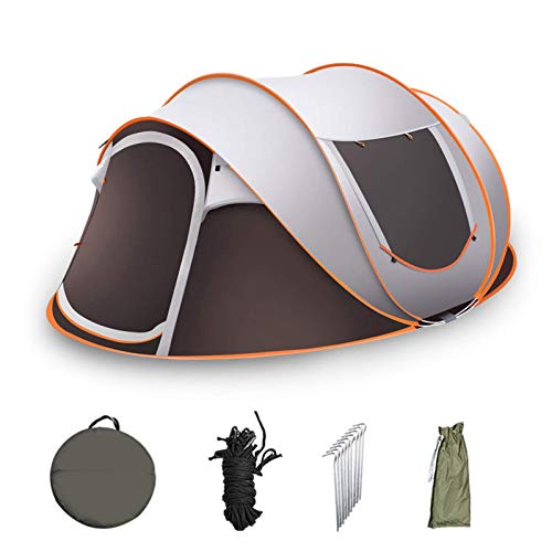 Veranda-Wurfzelte für Erwachsene, automatisches Outdoor-Zelt, kompaktes Zelt für 2–8 Personen, für Outdoor, Wandern, Klettern, Reiten in wunderschöner Landschaft