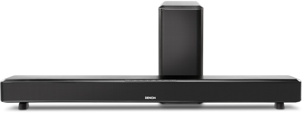 Denon Electronic Soundbar mit Wireless Subwoofer (HDMI mit ARC, Opitcal, Bluetooth, Dolby und DTS Decoder) schwarz