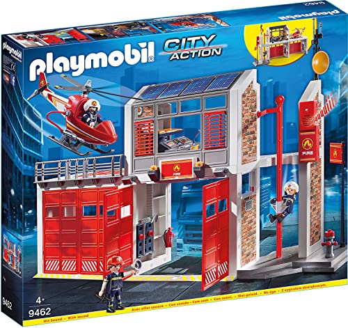 Playmobil Konstruktions-Spielset "Große Feuerwache (9462) City Action"
