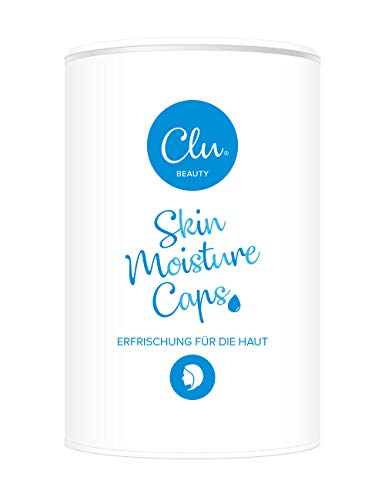 Clu Skin Moisture Caps | Biotin, Vitamin E, C sowie dem Mineralstoff Zink |Made in Germany | 90 Kapseln Monatspackung