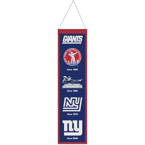 WinCraft New York Giants Evolution NFL Wool Banner 80x20cm