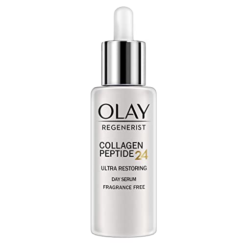 Olay Regenerist Collagen Peptide24 Tagesserum ohne Parfüm, enthüllt starke & strahlende Haut in 14 Tagen