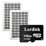 Lerdisk Micro-SD-Karte, hergestellt von der 3C-Gruppe autorisierten Lizenznehmer (128 MB kleine Kapazität, 100 Stück)