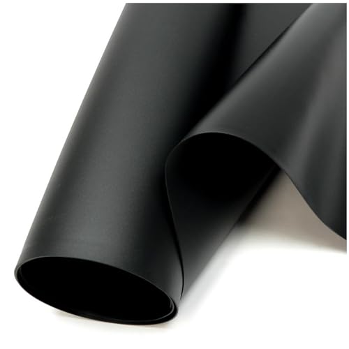 SIKA Premium PVC Teichfolie schwarz (PVC Stärke 1,0 mm, 1 m x 8 m) - Verschiedene Stärken & Größen/PVC Folie schwarz auch geeignet als Hochbeet Folie wasserdicht