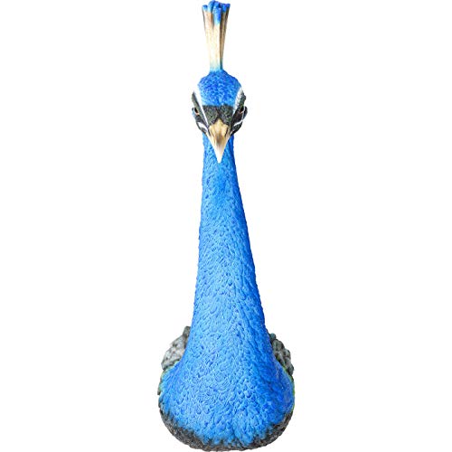 Kare Wandschmuck Peacock, Polyresin, Blau