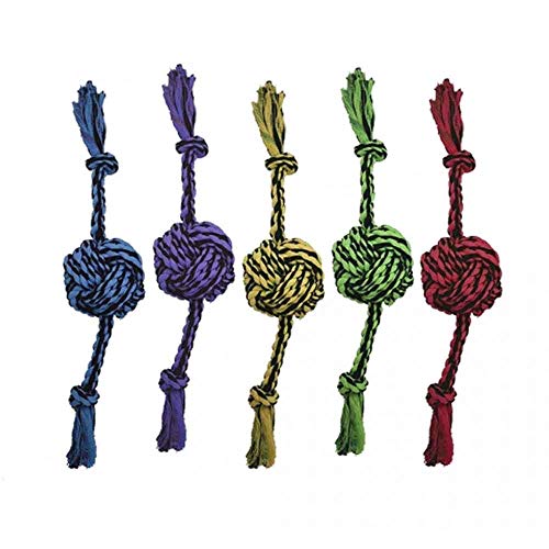 Multipet Muttern für Knoten, 2 Knoten, Seil, mit Ball, 33 cm