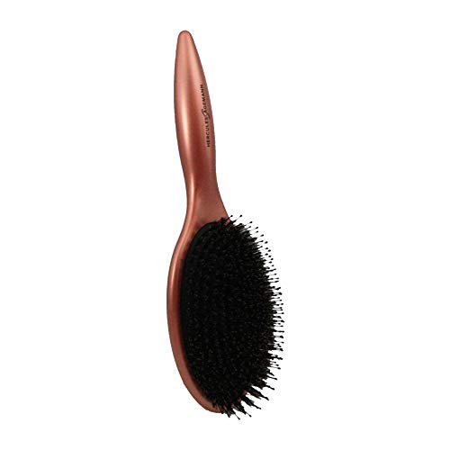 HERCULES SÄGEMANN - 9150 Paddle Brush | Pflegende Naturhaarbürste | Wildschweinborsten Bürste mit Nylonpins | Pflegebürste für lange Haare