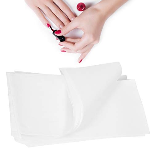 Nail Art Tischset, weiße Einweg-Nagelpflege-Tischunterlage, für Schönheitssalons, Nagelstudios