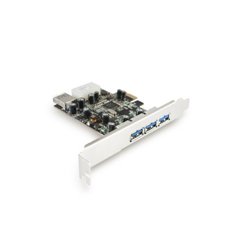 Vantec 4-Port SuperSpeed USB 3.0 PCIe Hostkarte (UGT-PC341)