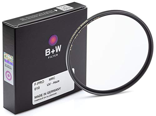 B+W UV-Haze- und Schutz-Filter (49mm, MRC, F-Pro, 16x vergütet, Professional)