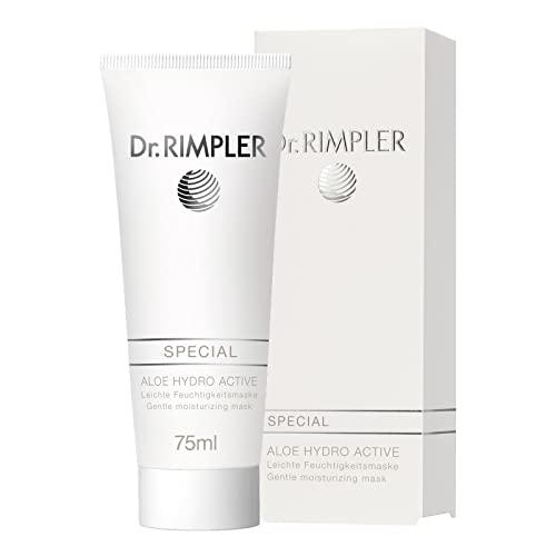 Dr. Rimpler Gesichtsmaske extra feuchtigkeitsspendend "Hydro Activ" I Pflege-Maske für den trockenen Hauttyp I Aloe Vera Crememaske, 75ml