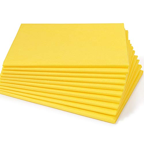 Waschfaserlaken PLUS gelb, 120x210 cm, (5 Stück), Original Dr. Güstel Liegenauflagen
