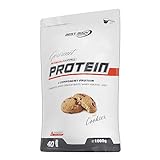Best Body Nutrition Gourmet Premium Pro Protein, Cookies, 4 Komponenten Protein Shake: Caseinat, Whey Konzentrat, Whey Isolat, Eiprotein, 1 kg (1er Pack) Zipp Beutel