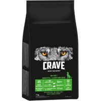 Crave Premium Trockenfutter mit Lamm & Rind für Hunde – Getreidefreies Adult Hundefutter mit hohem Proteingehalt – 7 kg