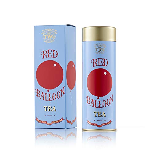 TWG Tea Red Balloon lose Blatt Roibuschteemischung in Haute Couture Geschenkteedose, Waldbeere, 100 gramm