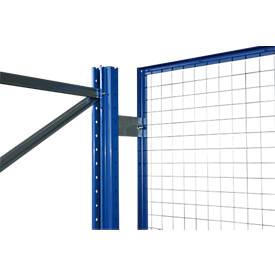 Schulte Lagertechnik Drahtgitter-Rückwand für Ständerrahmen S625-A18, S635-B20 und S645-B25, B 3600 x H 1000 mm, blau/verzinkt