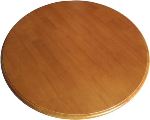 Lazy Susan-Drehteller aus Holz – großer Lazy Susan-Esstisch-Drehteller – runde drehbare Servierplatte, drehbares Tablett aus Massivholz für Esstisch, 23″~47″,E,70cm/27″