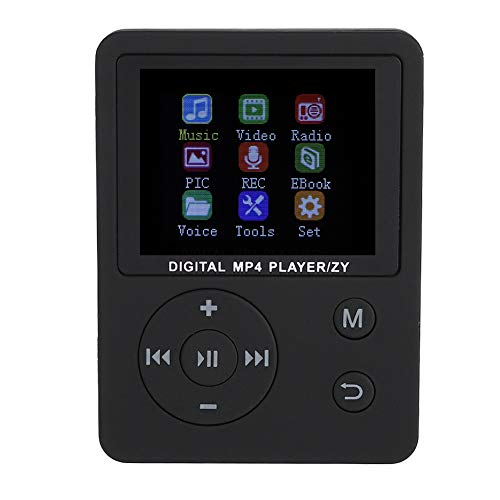 Tosuny MP3-Musik-Player, tragbarer, dünner, Leichter MP3-MP4-Musik-Player Unterstützt Musik-, Radio-, -, Video- und Digital-Musik-Player-Farbbildschirm für