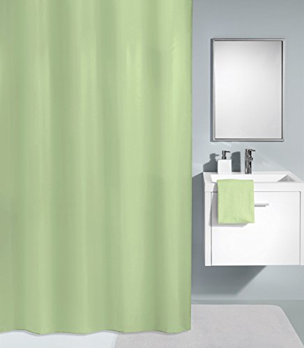 Kleine Wolke textilgesellschaft Duschvorhang, Synthetikfasern, grün, 180 x 240 cm