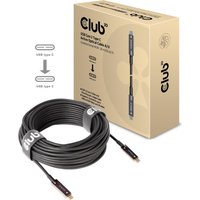 Club 3D - USB-Kabel - USB-C (M) bis USB-C (M) - USB 3.2 Gen 2 - 20 m - Active Optical Cable (AOC)