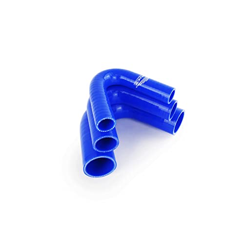 NovaNox® Silikonbogen 135° ID Ø 8 mm bis 102 mm Silikonschlauch *Größe wählbar*, Innendurchmesser:Ø 63 mm, Farbe:Blau