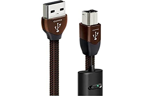 Audioquest 1.5 m Coffee USB A-B 1,5 m USB A USB B schwarz Kabel USB - Kabel USB (1,5 m, USB A, USB B, männlich/männlich, schwarz, Silber)